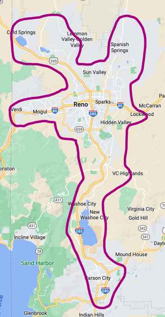 Map Reno 